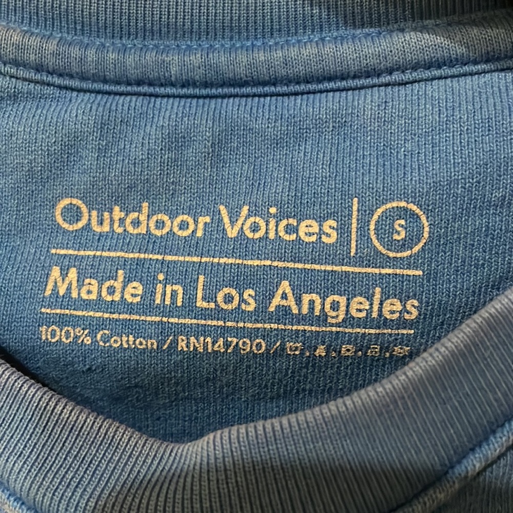 OV Outdoor Voices Endorphins Make You Happy Sweatshirt Unisex Small - Picture 2 of 4